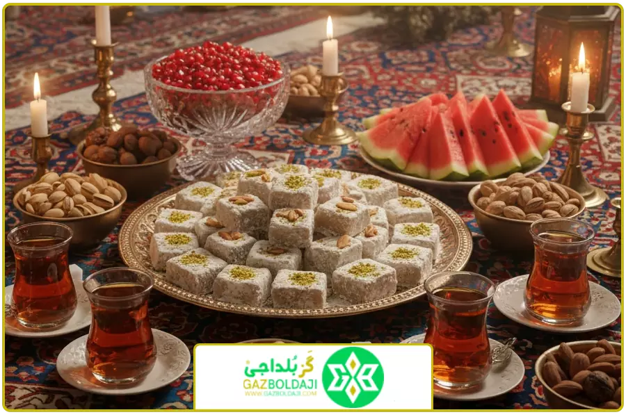 اهمیت موضوع و بند نخستین | خرید گزبلداجی شب یلدا