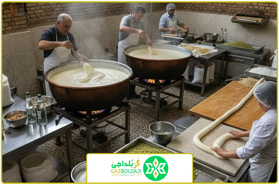 ویژگی تولید | خرید گزبلداجی شب یلدا