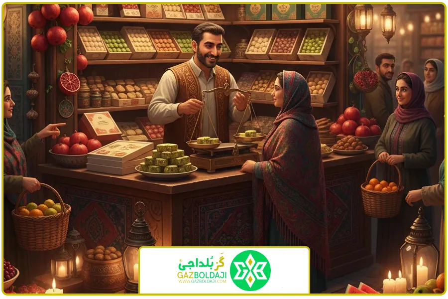 مدیریت مصرف | خرید گزبلداجی شب یلدا