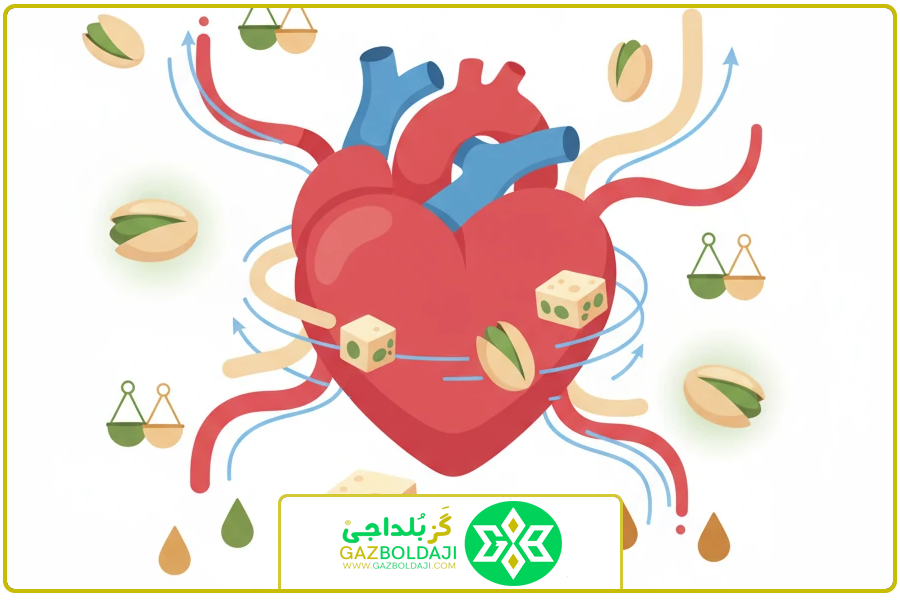 سلامت قلب | خاصیت گز پسته ای