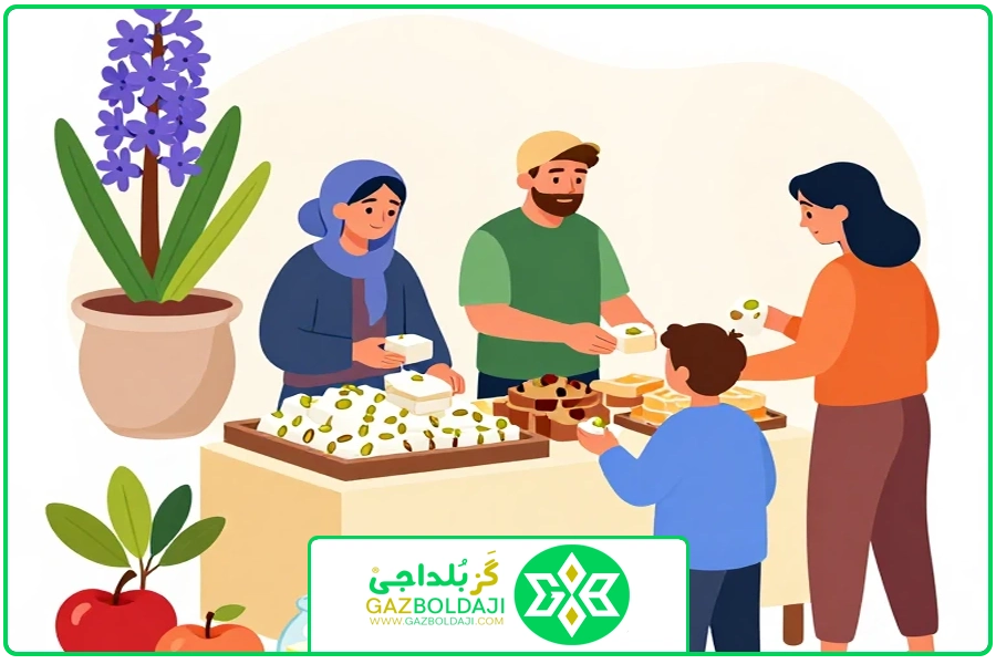 بند پایانی | خرید گز بلداجی عید نوروز‍