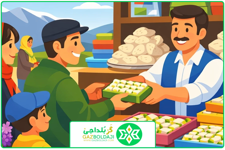 تصویر شاخص | خرید گز بلداجی عید نوروز‍