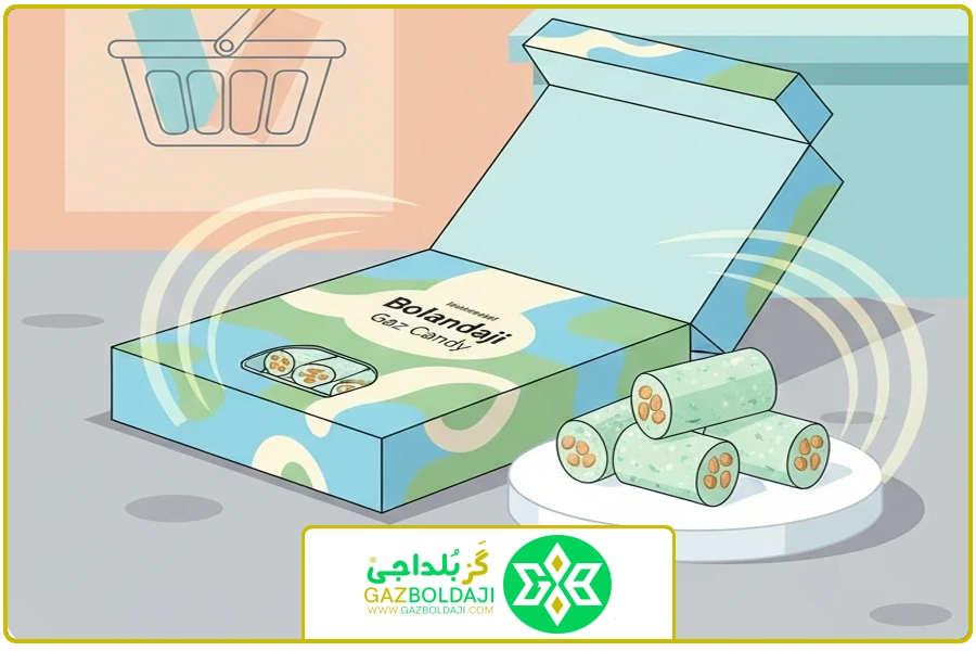 مغزیجات | خرید گز بلداجی تازه