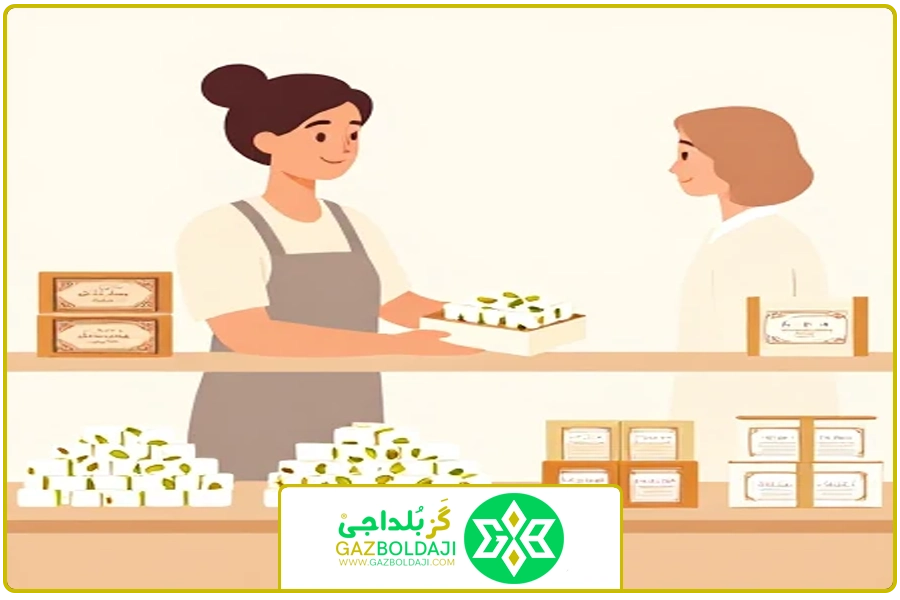 بند پایانی | خرید گز بلداجی تازه