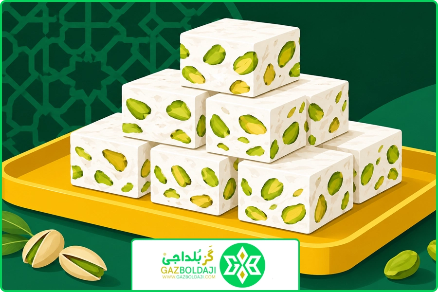 استفاده از مواد اولیه | گز پذیرایی بلداجی