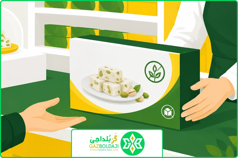 بند پایانی | خرید گز بلداجی رژیمی
