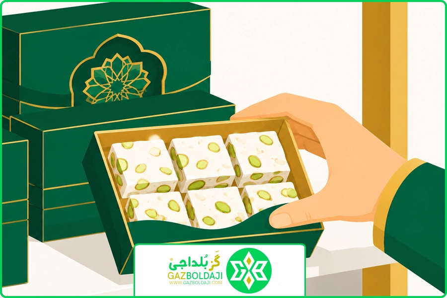 تشخیص اصالت | خرید گز بلداجی رژیمی