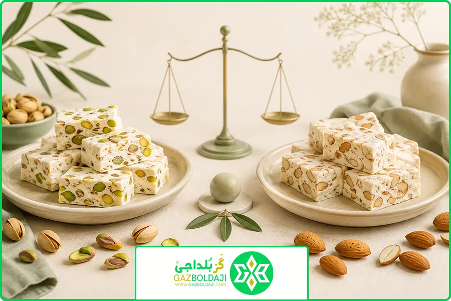 ارزش غذایی گز | خواص مغز پسته و بادام در گز؛ ترکیب طعم و ارزش غذایی