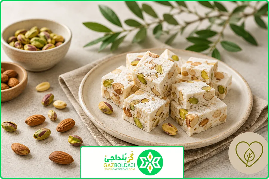 ارزش غذایی گز | آیا گز با مغز پسته و بادام انتخاب سالمی است؟