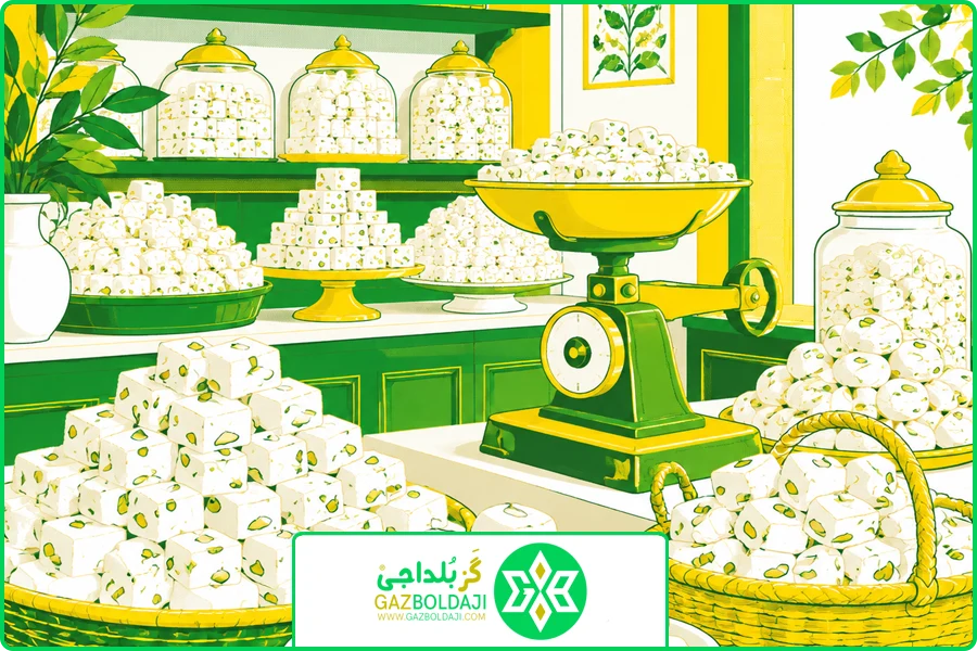 اهمیت بسته بندی | خرید گز فله ای بلداجی