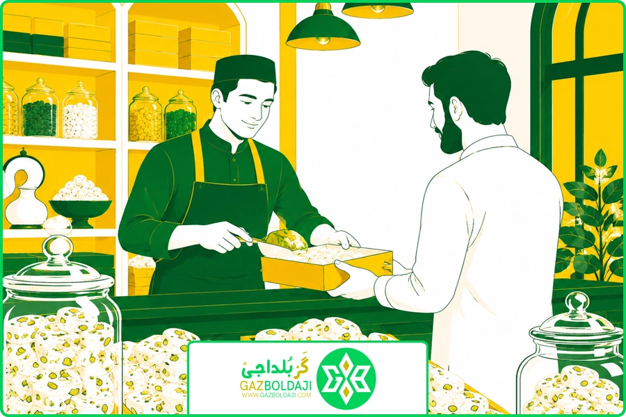 گز بلداجی | خرید گز فله ای بلداجی