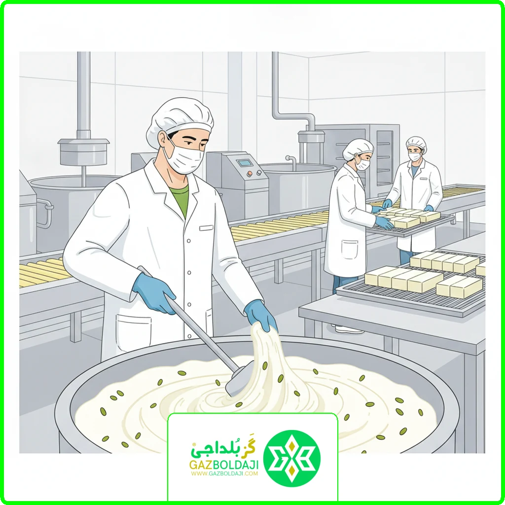 تصویر شاخص | اصول بهداشت تولید گز