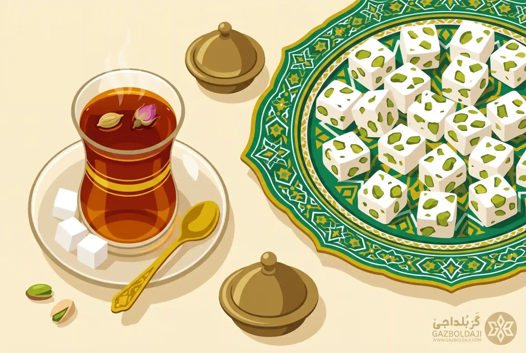 خرید گز ۴۲ درصد بلداجی | گز لقمه ای آردی